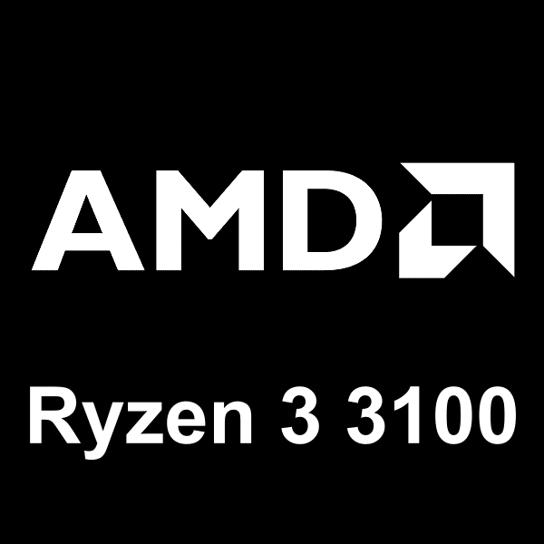 AMD Ryzen 3 3100 logotipo