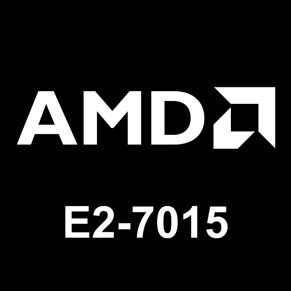 AMD E2-7015 লোগো