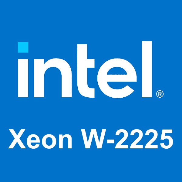 logo Intel Xeon W-2225