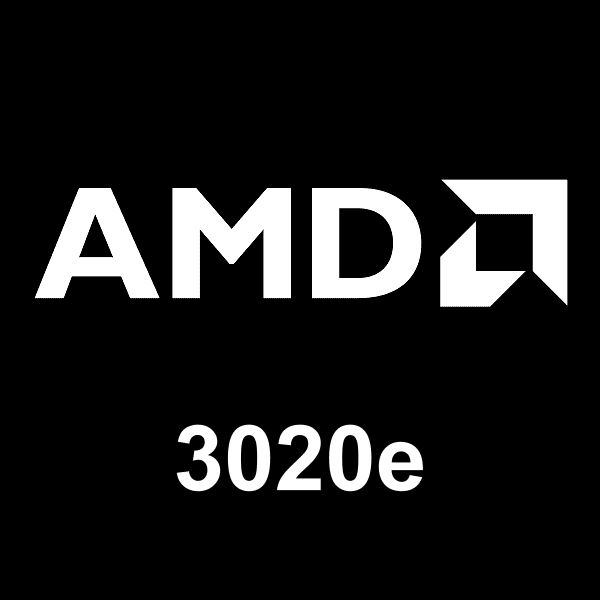 AMD 3020e logotipo