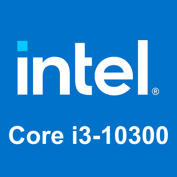 Intel Core i3-10300 логотип