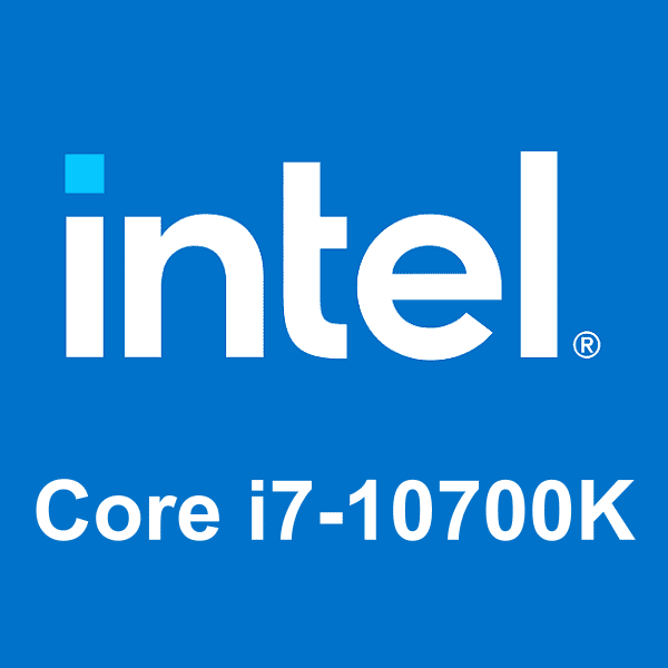 Логотип Intel Core i7-10700K
