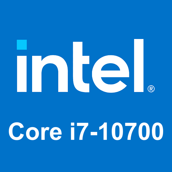Intel Core i7-10700 логотип