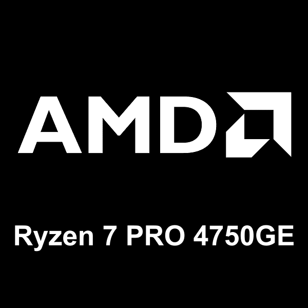 Логотип AMD Ryzen 7 PRO 4750GE