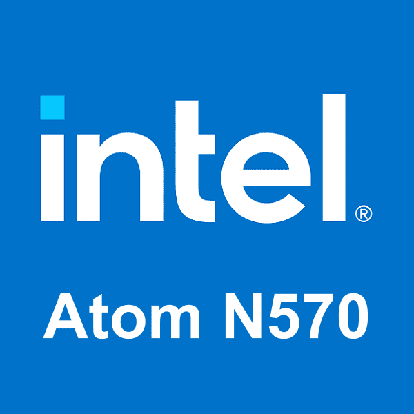 Intel Atom N570 logotipo