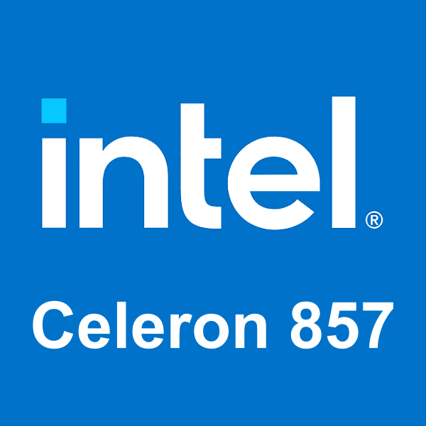 logo Intel Celeron 857