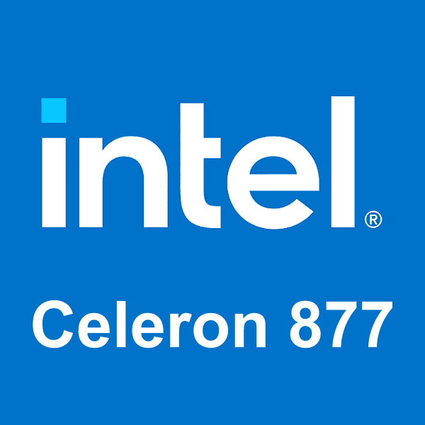 Intel Celeron 877 logotip