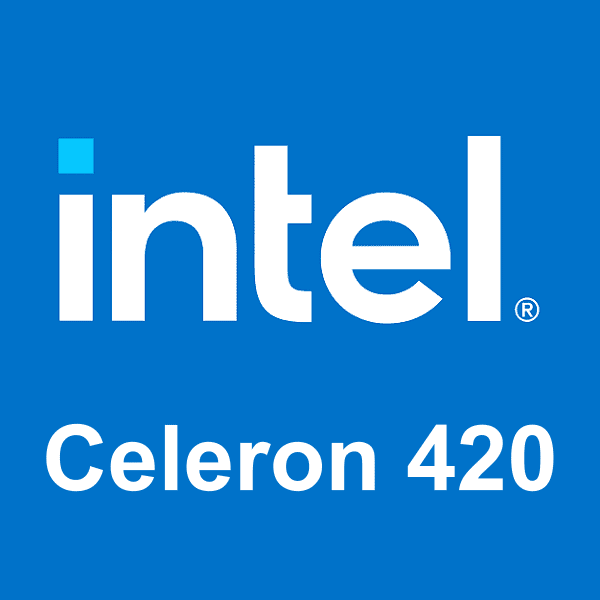 Intel Celeron 420 logotipo