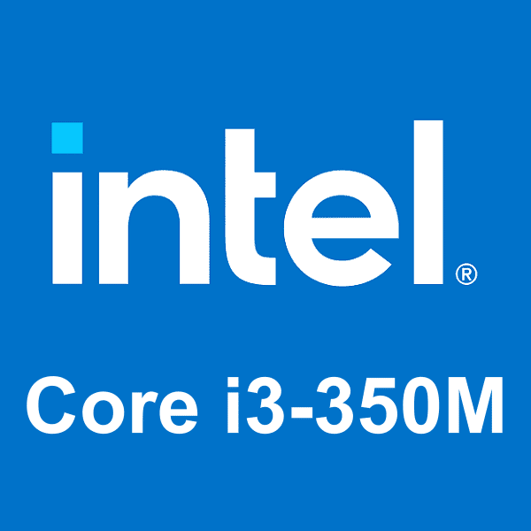 logo Intel Core i3-350M