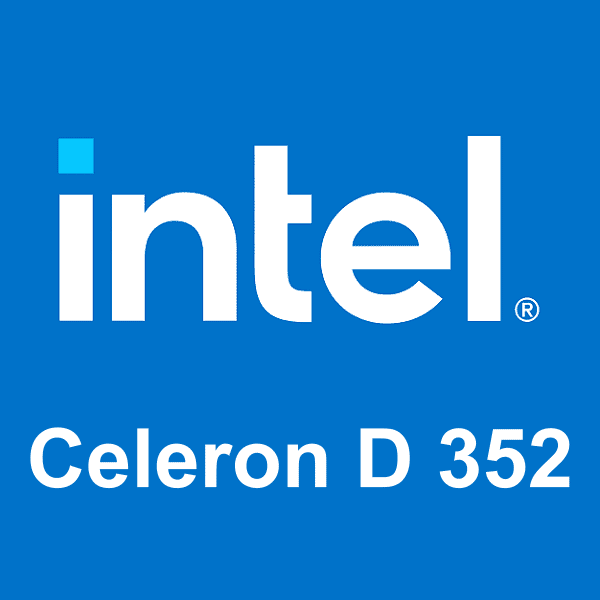 logo Intel Celeron D 352