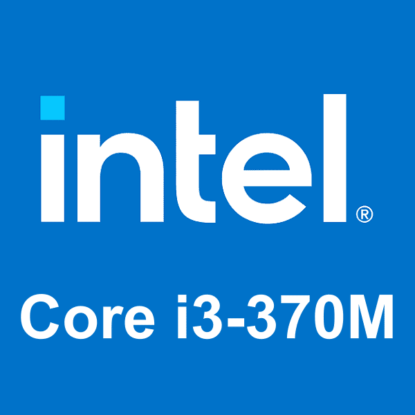 logo Intel Core i3-370M