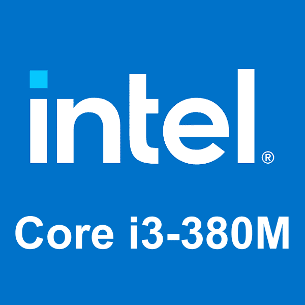 Логотип Intel Core i3-380M