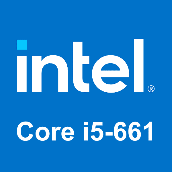Intel Core i5-661 logotipo