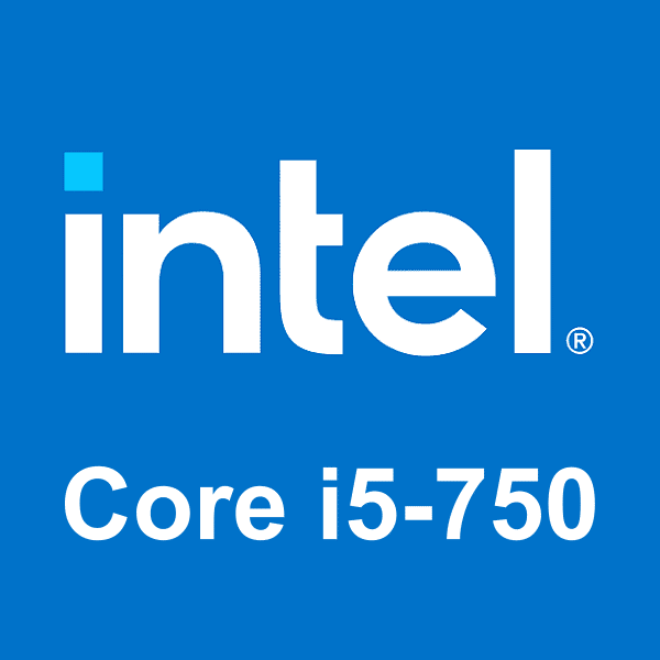 Логотип Intel Core i5-750