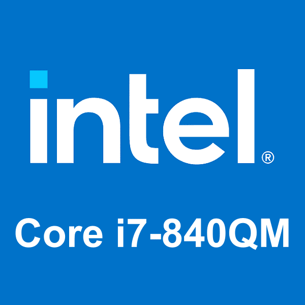 Intel Core i7-840QM logotipo