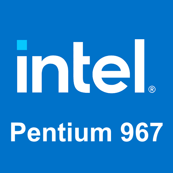 Intel Pentium 967 logotip