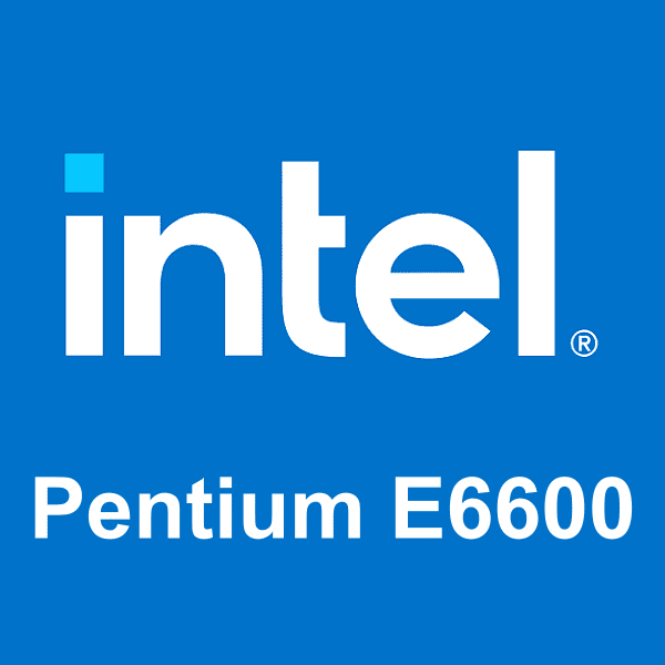 Intel Pentium E6600 লোগো