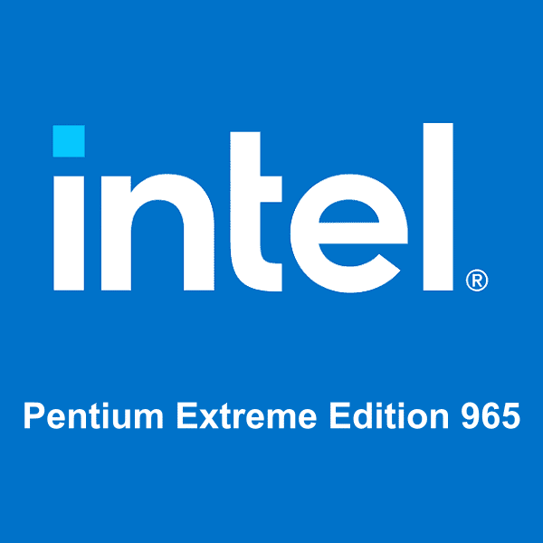Логотип Intel Pentium Extreme Edition 965