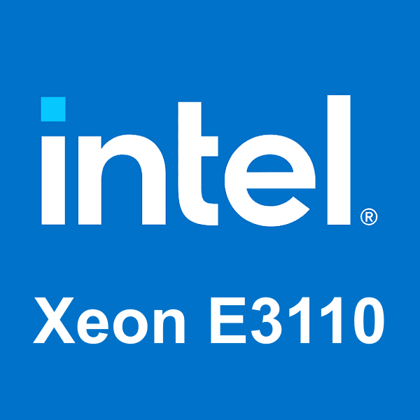 Intel Xeon E3110 logotipo