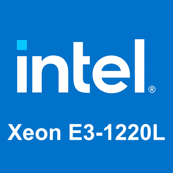 Intel Xeon E3-1220L logosu