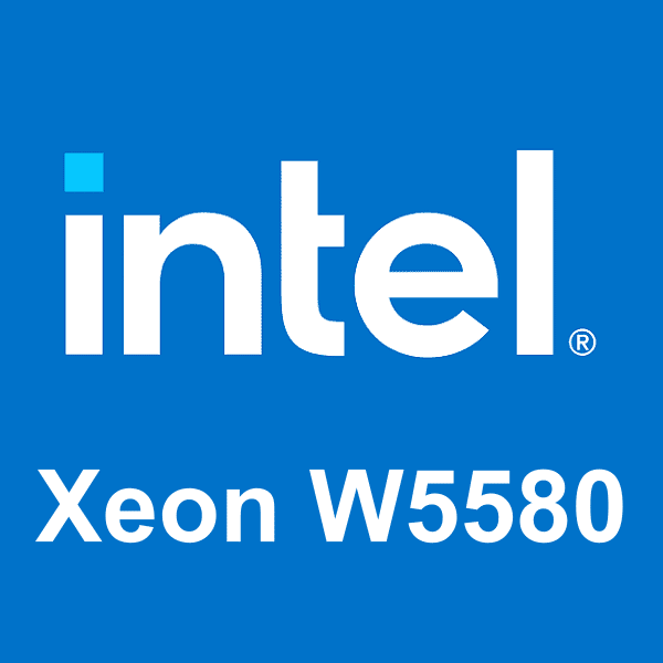 logo Intel Xeon W5580