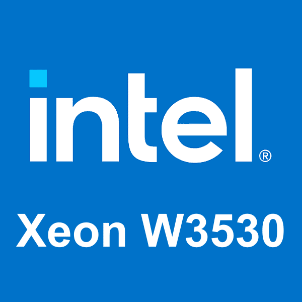 Intel Xeon W3530 logosu