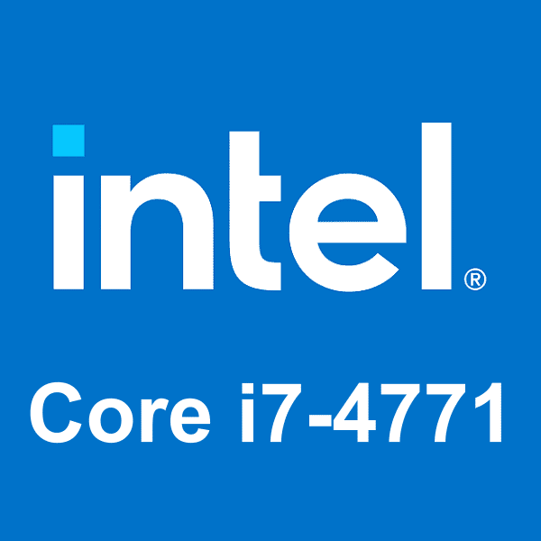 Intel Core i7-4771 logotipo