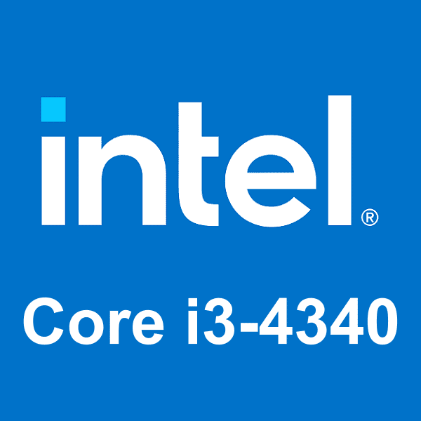 Логотип Intel Core i3-4340