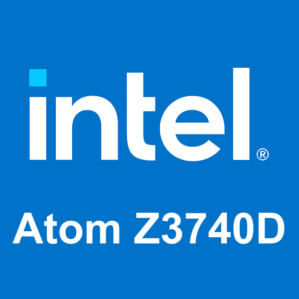 Intel Atom Z3740D logotipo