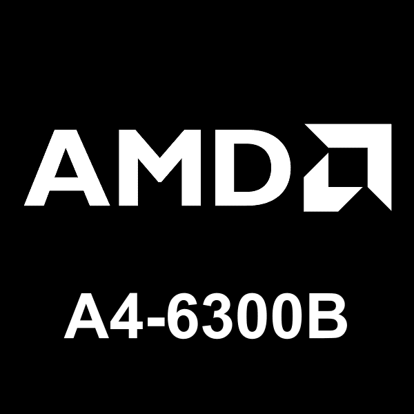 AMD A4-6300B লোগো