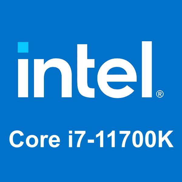 logo Intel Core i7-11700K