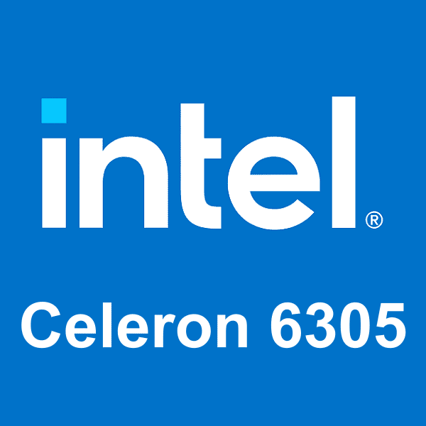 Intel Celeron 6305 logosu