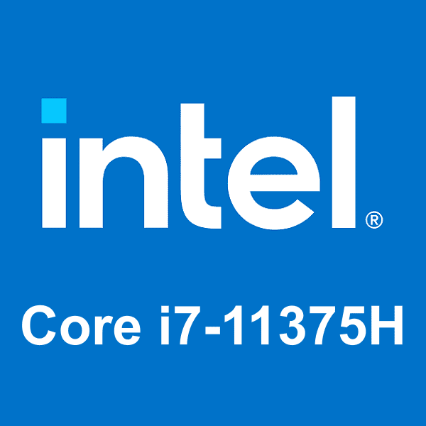 Intel Core i7-11375Hロゴ