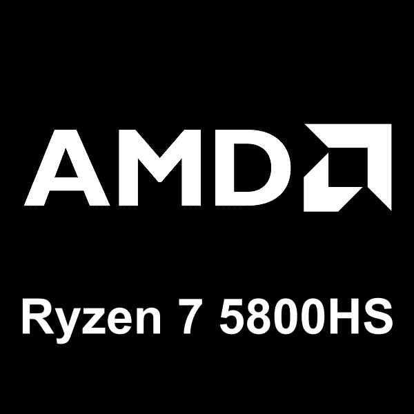Логотип AMD Ryzen 7 5800HS