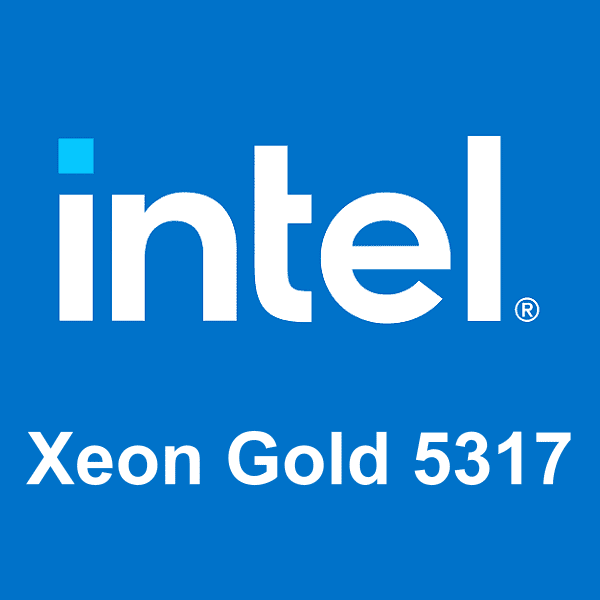 logo Intel Xeon Gold 5317