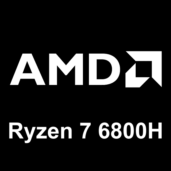 Логотип AMD Ryzen 7 6800H