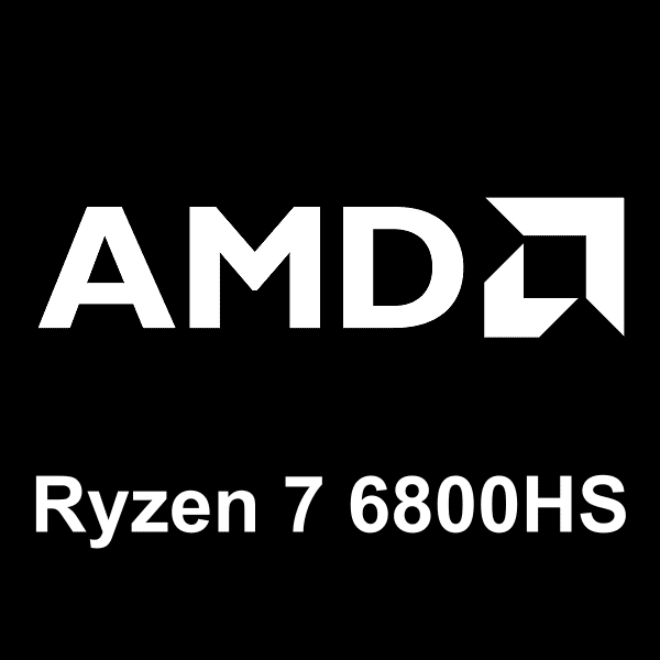 Логотип AMD Ryzen 7 6800HS