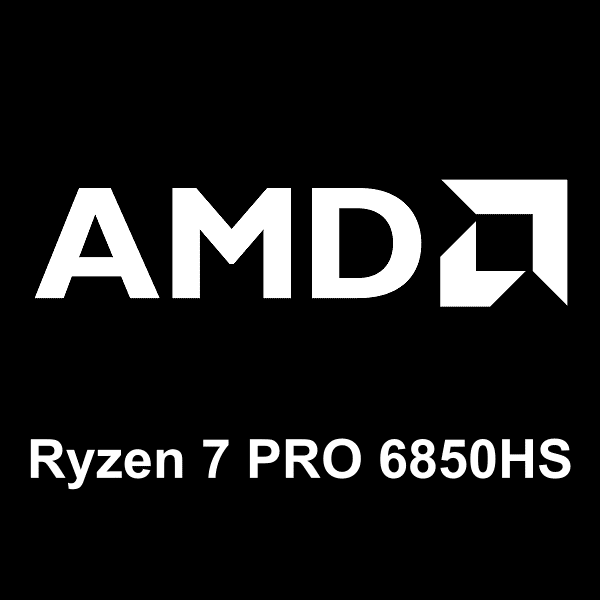 logo AMD Ryzen 7 PRO 6850HS