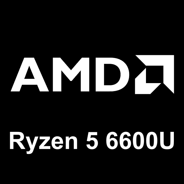 logo AMD Ryzen 5 6600U