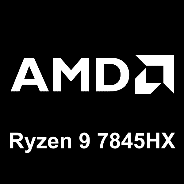 logo AMD Ryzen 9 7845HX