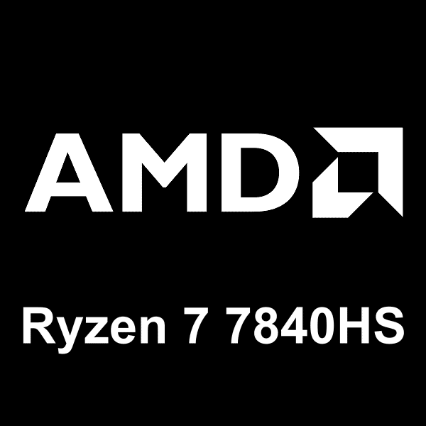 logo AMD Ryzen 7 7840HS