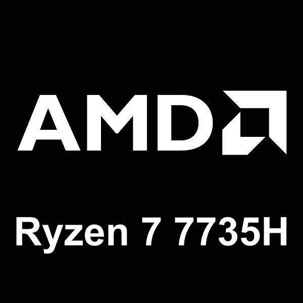 AMD Ryzen 7 7735H 로고