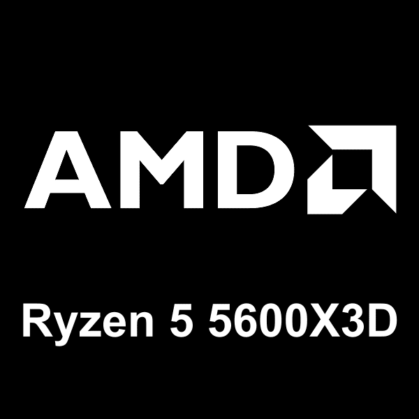 AMD Ryzen 5 5600X3D 徽标