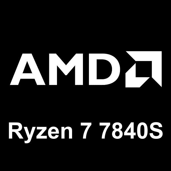 Логотип AMD Ryzen 7 7840S