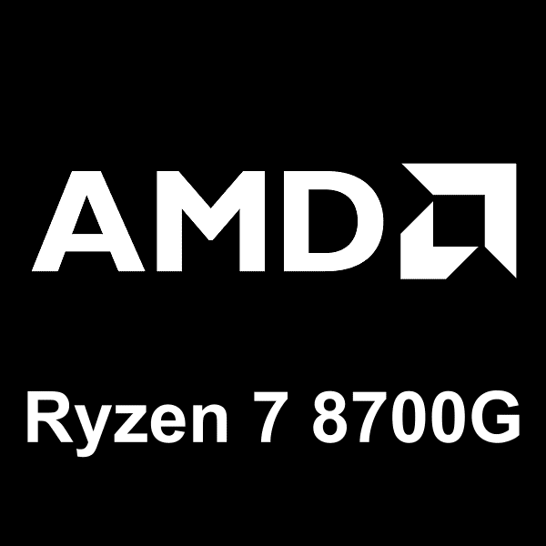 AMD Ryzen 7 8700G 로고