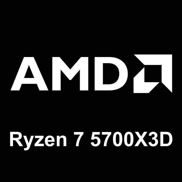 AMD Ryzen 7 5700X3D logó