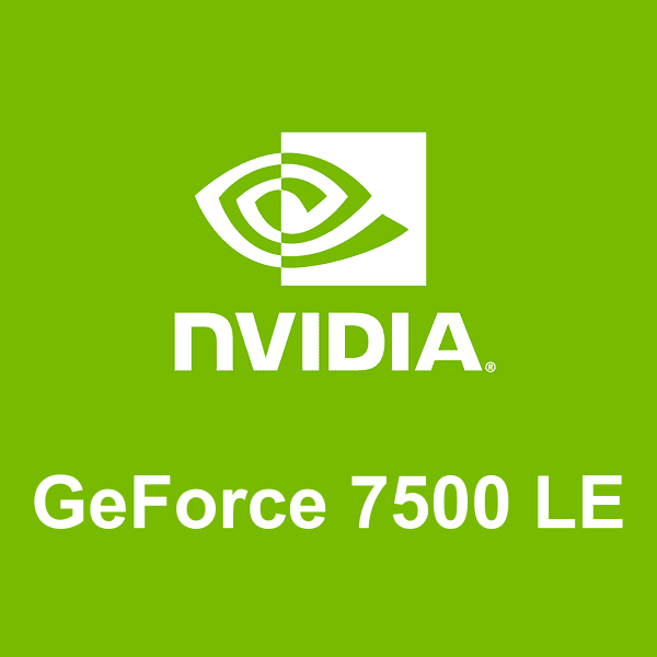 logo NVIDIA GeForce 7500 LE