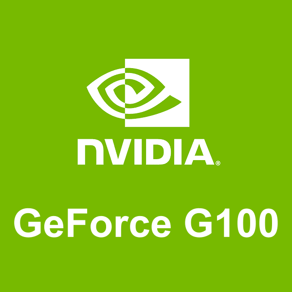 NVIDIA GeForce G100 로고