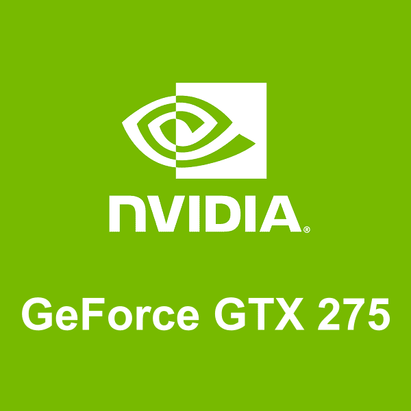 NVIDIA GeForce GTX 275 logosu