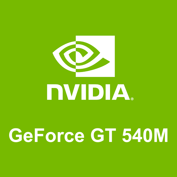 logo NVIDIA GeForce GT 540M